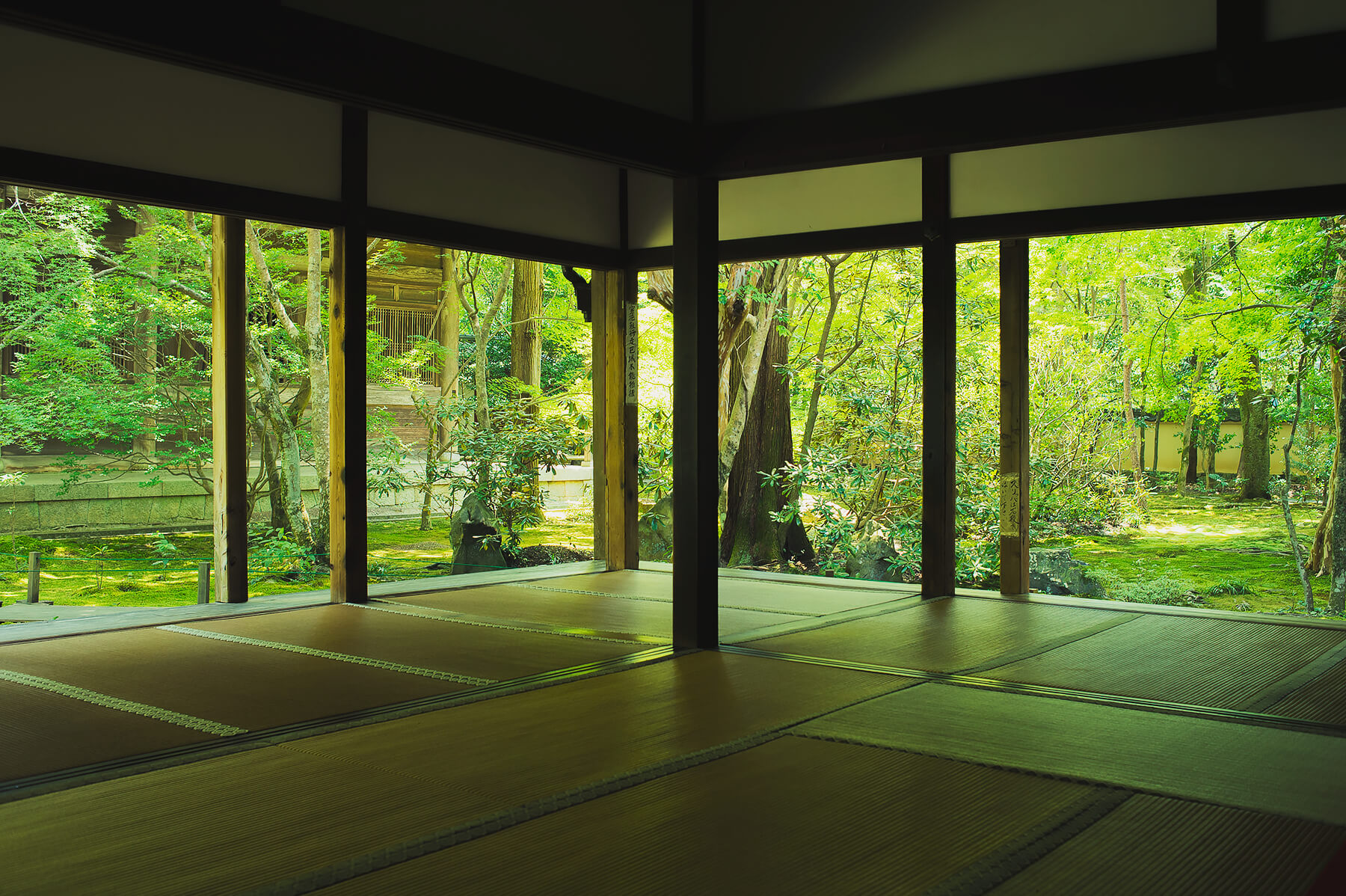 
          京都「蓮華寺」の庭園写真2
      